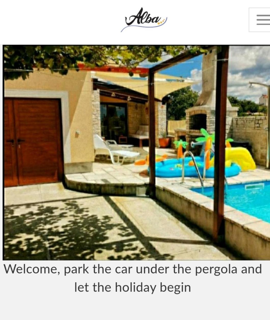 Luxury Apartment Alba With Pool Канфанар Екстериор снимка